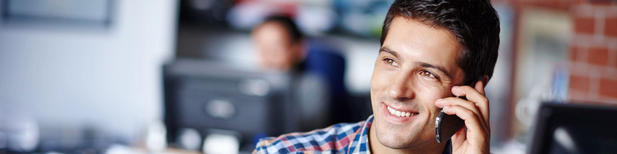 man on phone call - LMK Floors in Colville, WA